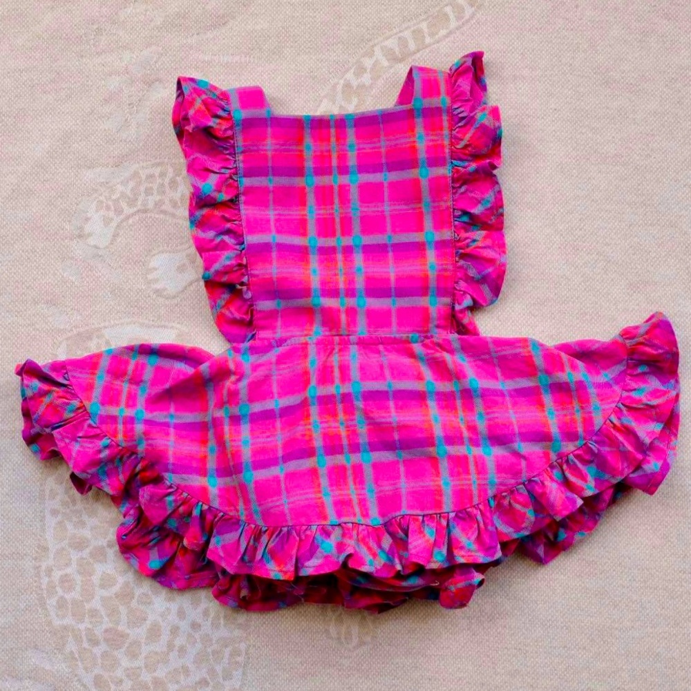 *SOLD* Numi Pink Plaid Pinny